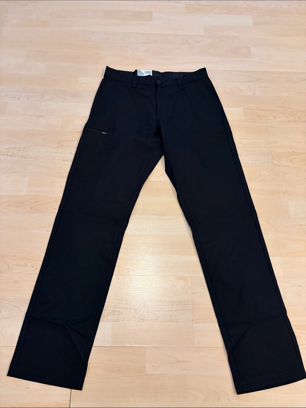 Copper & Oak Black Performance Cargo Pants NWT 32x34 Stretch